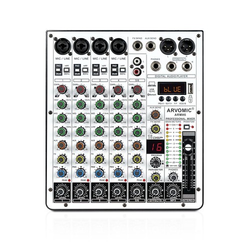 Mixer audio canali - canali, con
